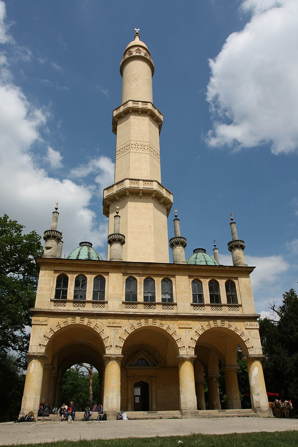 Lednicko-valtický areál: park Lednice, minaret a stavby 6 Minaret v Lednici